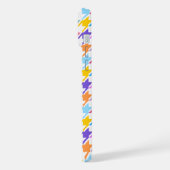 Multicolor Houndstooth+Motif blanc (Côté gauche)