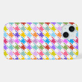 Multicolor Houndstooth+Motif blanc (Verso Horizontal)