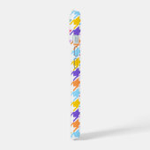 Multicolor Houndstooth+Motif blanc (Côté gauche)
