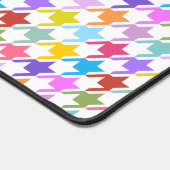 Multicolor Houndstooth+Motif Rpt blanc (Coin)