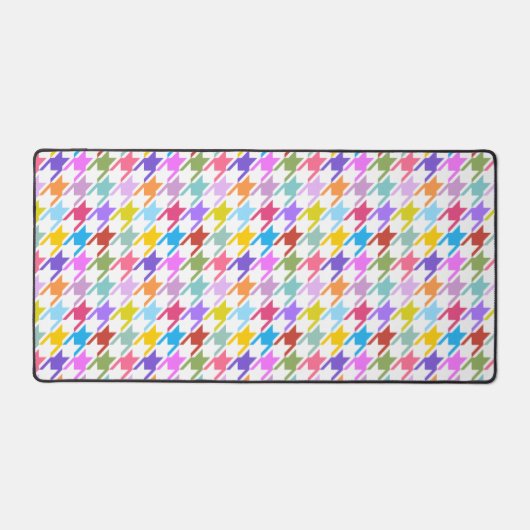 Multicolor Houndstooth+Motif Rpt blanc (Recto)