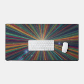 Multicolor Hyperspace Starburst Gaming Bureaumat (Keyboard & Muis)