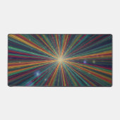 Multicolor Hyperspace Starburst Gaming Bureaumat (Voorkant)