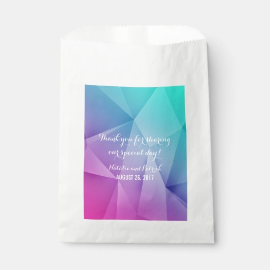 Multicolor Jewel Tones Mariage Favor Sacs (Devant)