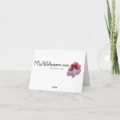 Multicolor kerstboom kleurige feestdag bedankkaart (Achterkant)