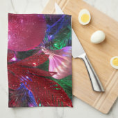 Multicolor kerstboom kleurige feestdag theedoek (Quarter Fold)