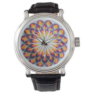 Multicolor Kiku Temari Horloge
