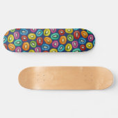Multicolor Kiwi Pattern Skateboard (Horizontaal)