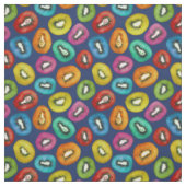 Multicolor Kiwi Pattern Stof (Swatch)