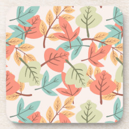 Multicolor Leaves Bier Onderzetter