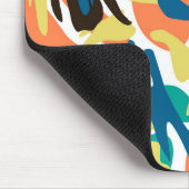 Multicolor Mid Century Modern Muismat (Hoek)