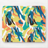 Multicolor Mid Century Modern Muismat (Voorkant)