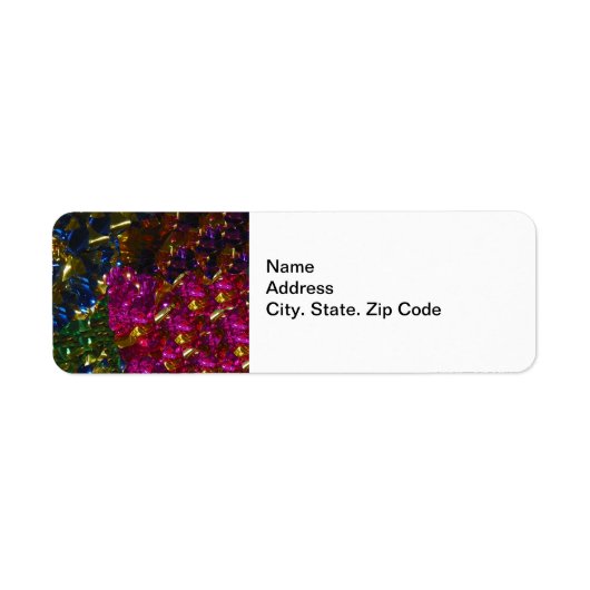 Multicolor Mix Avery Label (Voorkant)