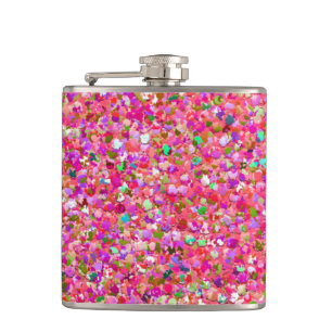 Multicolor Mosaic Modern Grit Glitter #4 Heupfles