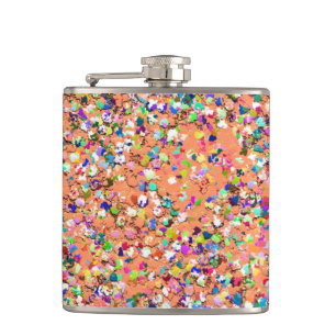 Multicolor Mosaic Modern Grit Glitter #5 Heupfles