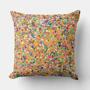 Multicolor Mosaic Modern Grit Glitter #9 Kussen