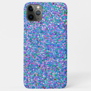 Multicolor Mosaic Modern Grit Glitter iPhone 11 Pro Max Hoesje