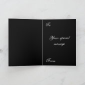 Multicolor Moth Art Custom Wenskaart Kaart (Binnen)