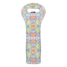 Multicolor Mozaïek Wijn Tas