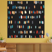 Multicolor onregelmatige rechthoeken canvas afdruk (Insitu (Woonkamer))