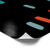 Multicolor onregelmatige rechthoeken perfect poster (Hoek)