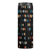 Multicolor onregelmatige rechthoeken thermosbeker (Achterkant)