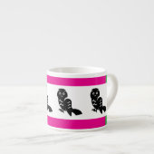 Multicolor Owl Espresso Mug (Devant droit)
