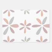 Multicolor Pastel Abstract Bloemrijk Botanisch Inpakpapier Vel (Voorkant 2)