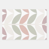 Multicolor Pastel Abstract Bloemrijk Botanisch Inpakpapier Vel (Voorkant)