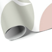 Multicolor Pastel Botanical Abstract Cadeaupapier (Rol Hoek)