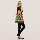 Multicolor Pickleballen op zwart Draagtas (Op model)
