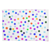 Multicolor Polka Dots Standaard Kussenslopen (Voorkant-Links)