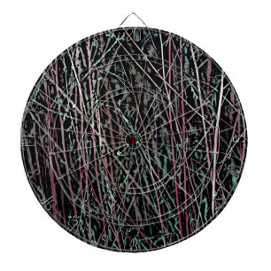 Multicolor Reeds in roze en groen Dartbord