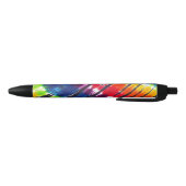 Multicolor regenboogstraal-Stropdas-kleurstof Zwarte Inkt Pen (Bodem)