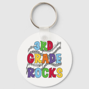 Multicolor Rocks van de derde klasse Sleutelhanger