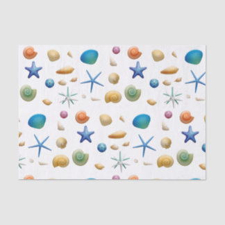 Multicolor Seashells Tissuepapier