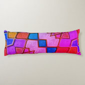 Multicolor Shades Pattern Body Pillow Lichaamskussen (Achterkant)