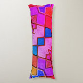 Multicolor Shades Pattern Body Pillow Lichaamskussen (Voorkant Verticaal)