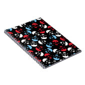 Multicolor Skull Pattern Notitieboek (Rechterzijde)