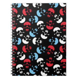Multicolor Skull Pattern Notitieboek