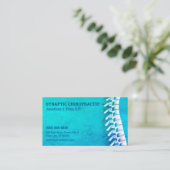 Multicolor Spine Art Chiropractic Appointard Afsprakenkaartje (Staand voorkant)
