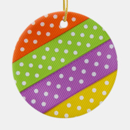 Multicolor Spotted Band Keramisch Ornament