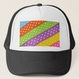 Multicolor Spotted Band Trucker Pet