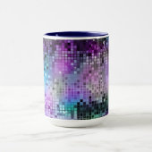 MultiColor Squares Mozaïek Patroon Mok (Midden)