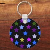 Multicolor Star Pattern Sleutelhanger (Voorkant)