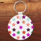 Multicolor Star Pattern Sleutelhanger (Voorkant)