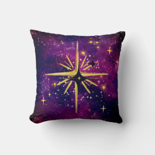 Multicolor Stars Patroon Kussen – Helder en Opgewe