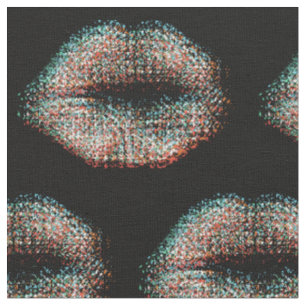 Multicolor stijlvolle lips #5 stof