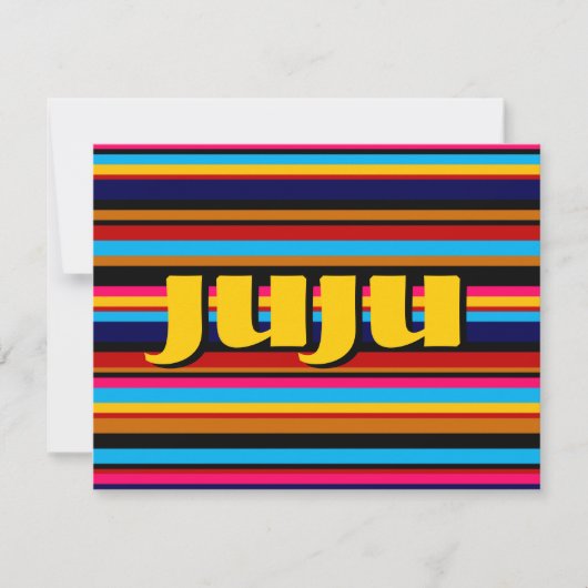 Multicolor Stripe Kaart (Voorkant)