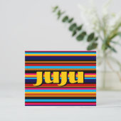 Multicolor Stripe Kaart (Staand voorkant)